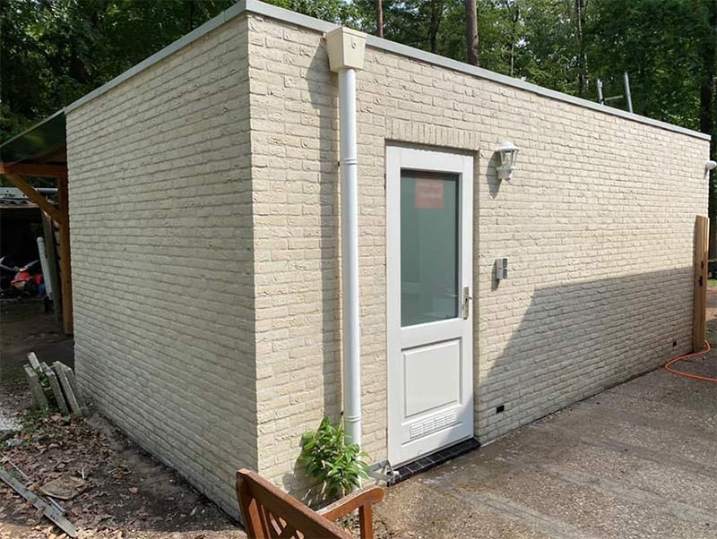 Muur na softwash